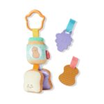 Melissa & Doug Multi-Sensory PB&J Take-Along Clip-On Baby Toy | Sensory Toy for Infants | Developmental Toy for Toddlers | 0+ | Gift for Baby Boys or Baby Girls - Image 2