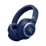 JBL Live 770NC - Wireless Over-Ear Headphones with True Adaptive Noise Cancelling with Smart Ambient, Up to 65 Hours of Battery Life, Comfort-fit Fabric Headband & Carrying Pouch (Blue)