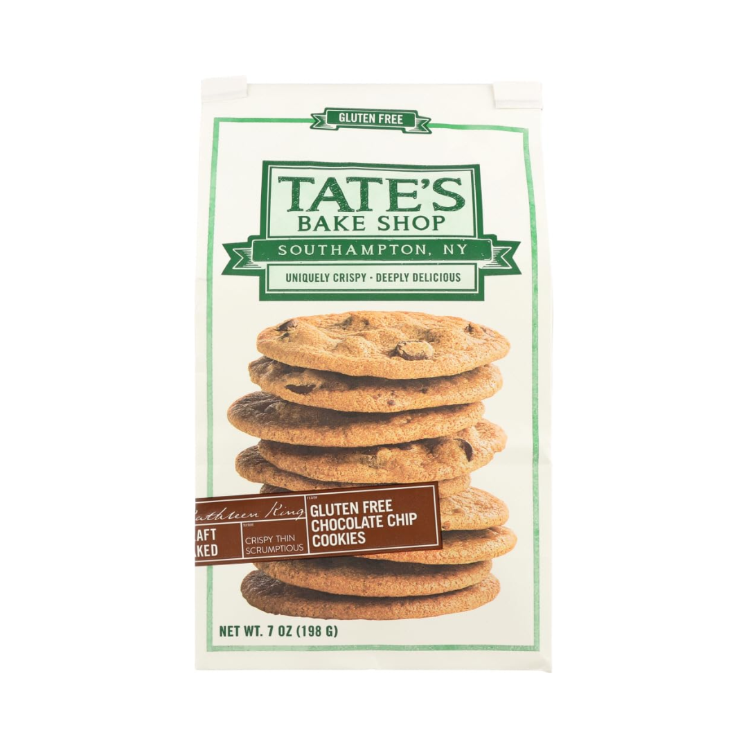 1 Tate's Bake Shop Gluten Free Cookies Chocolate Chip -- 7 oz - 2 pc - Image 1