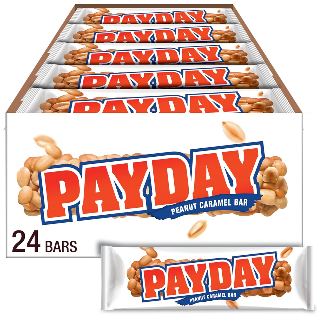 1 PAYDAY Peanut Caramel Candy Bars, 1.85 oz (24 Count) - Image 1