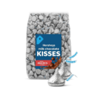Kisses Milk Chocolate, Classic Silver Wraps, 2 Pound Bag (Approx. 200 Pieces) - Perfect for Gifts, Parties, and Special Occasions 00034000160006