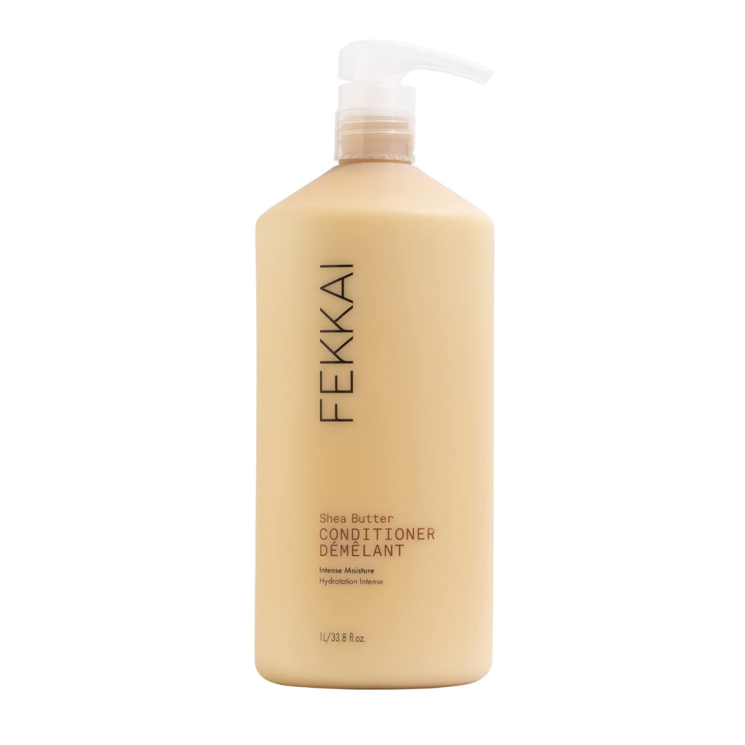 1 Fekkai Shea Butter Conditioner - 1 Liter - Moisturizes & Hydrates - Reduces Frizz by 61% Up to 12H - Free of Sulfates, Parabens, Phthalates - Vegan, Cruelty-Free - Image 1