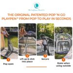 POP 'N GO PLAYPEN - Indoor & Outdoor Baby Playpen for Babies and Toddlers - Baby Beach Tent, Foldable, Portable W/Canopy, Travel Bag, & Mosquito Net - Pop Up Pack and Play Tent (Lavender) - Image 2