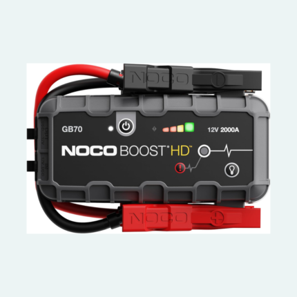 NOCO Boost GB70: 2000A UltraSafe Jump Starter – 12V Lithium Battery Booster Pack, Portable Jump Box, Power Bank & Jumper Cables - for 8.0L Gas and 6.0L Diesel Engines