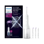 SONICARE Philips Cordless Power Flosser 3000 + 2 Additional Nozzles (4 Total) White, HX3827/21
