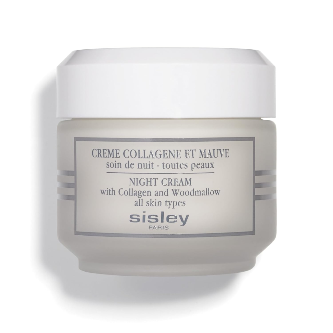 1 Sisley Paris Night Cream with Collagen and Woodmallow - 50 mL - Night Moisturizer - Helps Prevent Appearance of Wrinkles & Lines - Image 1