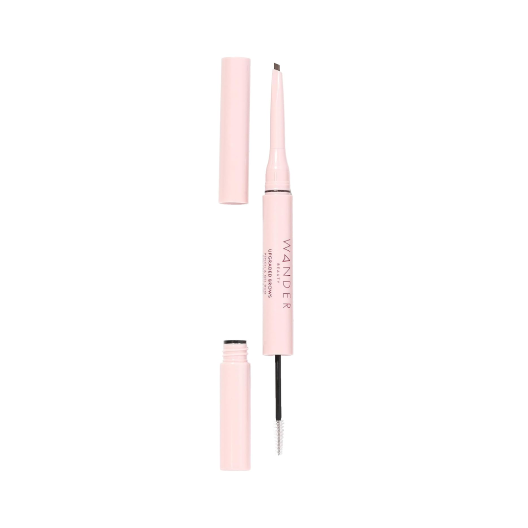 1 Wander Beauty Women's Upgraded Brows Pencil & Treatment Gel Duo, Medium Brown, 1 Count (Pack of 1) - Image 1