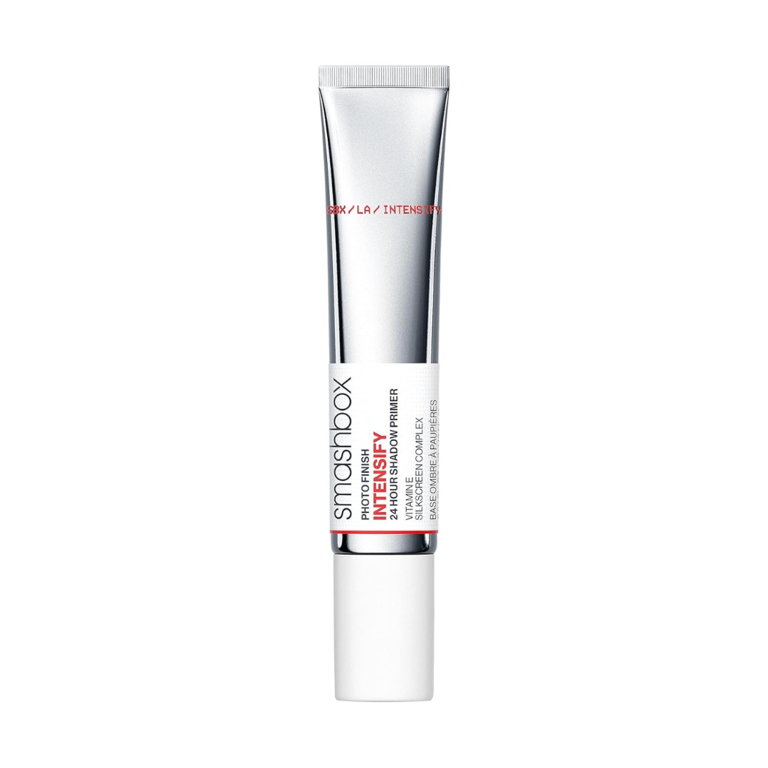 1 Smashbox Photo Finish Intensify 24 Hour EyeShadow Primer | Nourishing, Long Lasting + Vitamin E for Eyeshadow Makeup, 0.34 Fl Oz - Image 1
