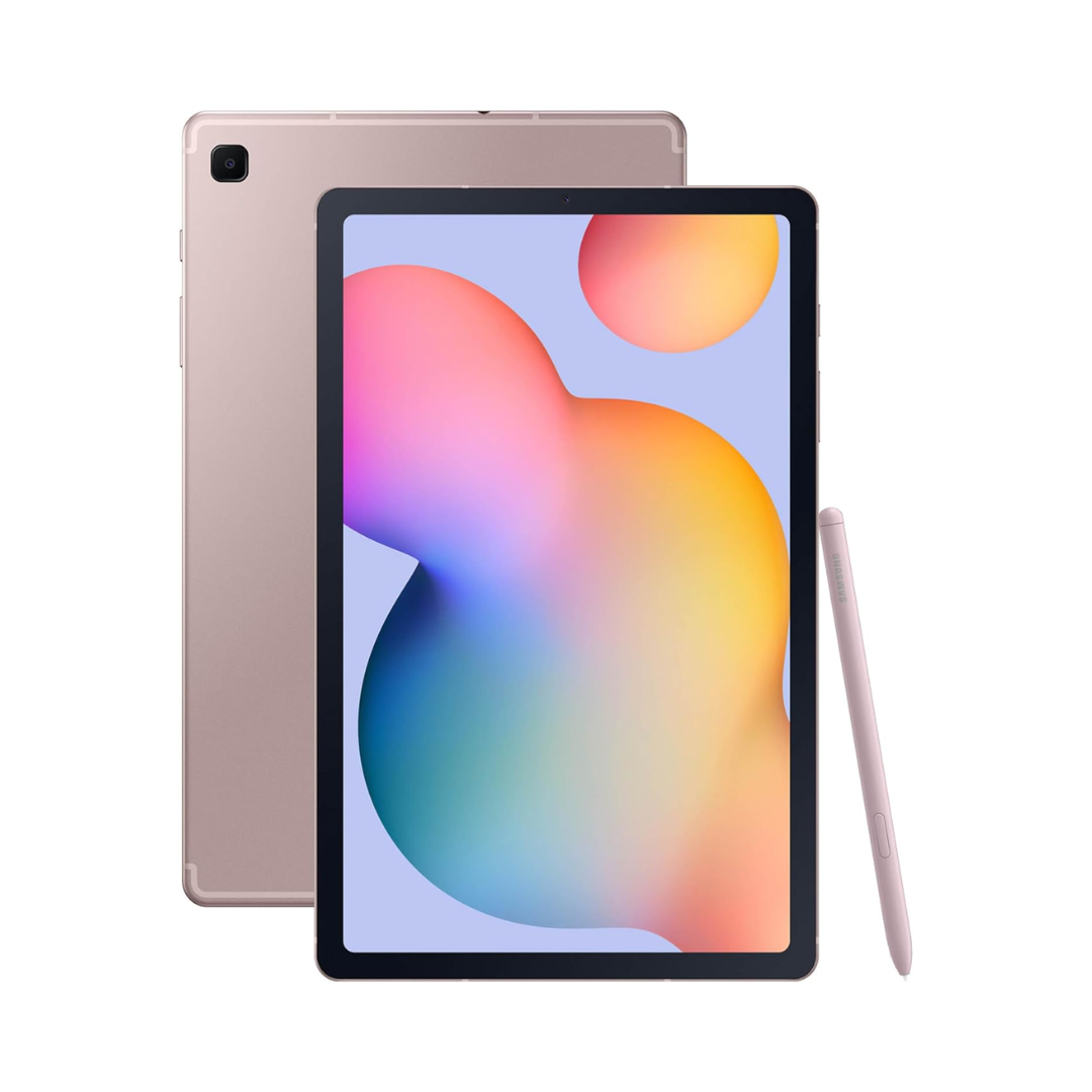 1 Samsung Galaxy Tab S6 Lite (2024) 10.4" 64GB WiFi Android Student Tablet, S Pen for Note-Taking, Gaming Ready, Long Battery Life, Expandable Storage, US Version, Chiffon Pink, Amazon Exclusive - Image 1