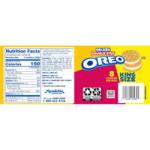 OREO Double Stuf Golden Sandwich Cookies, King Size, 10 Snack Packs (8 Cookies Per Pack) - Image 14