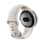 Google Pixel Watch - Android Smartwatch with Fitbit Activity Tracking - Heart Rate Tracking - Polished Silver Stainless Steel case with Chalk Active band - WiFi (Renewed) - Image 2