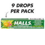 HALLS Defense Assorted Citrus Vitamin C Drops, 20 Sticks of 9 Drops (180 Total Drops) - Image 2