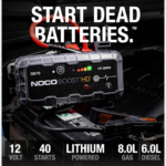 NOCO Boost GB70: 2000A UltraSafe Jump Starter – 12V Lithium Battery Booster Pack, Portable Jump Box, Power Bank & Jumper Cables - for 8.0L Gas and 6.0L Diesel Engines - Image 2