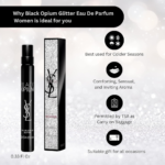 Yves Saint Laurent YSL Black Opium Glitter Eau De Parfum for Women - Travel Size 0.33 Fl Oz. - Image 2