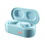 Skullcandy Sesh Evo in-Ear Wireless Earbuds, 24 Hr Battery, Microphone, Works with iPhone Android and Bluetooth Devices - Bleached Blue - Image 2