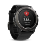 Garmin Fenix 5X Sapphire - Slate Gray with Black Band - Image 2