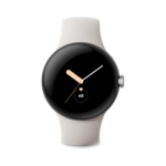 Google Pixel Watch - Android Smartwatch with Fitbit Activity Tracking - Heart Rate Tracking - Polished Silver Stainless Steel case with Chalk Active band - WiFi (Renewed) - Image 3