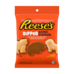 REESE'S Chocolate and Peanut Butter Candy Dipped Animal Crackers Bags, 4.25 oz (12 Count) - Image 3
