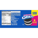 OREO Double Stuf Chocolate Sandwich Cookies, King Size, 12 Snack Packs (8 Cookies Per Pack) Visit the Oreo Store - Image 3