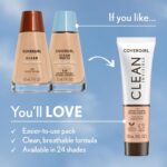 COVERGIRL, Clean Matte Liquid Foundation, Creamy Natural, 1 Ounce, 1 Count (packaging may vary) - Image 3