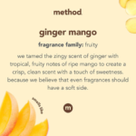 Method Fragrance Booster, Ginger Mango, Keeps Clothes Fresh For Up to 12 weeks, 14.8 Ounces (Pack of 6) - Image 3