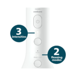 SONICARE Philips Cordless Power Flosser 3000 + 2 Additional Nozzles (4 Total) White, HX3827/21 - Image 3