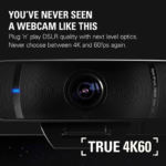 Elgato Facecam Pro, True 4K60 Ultra HD Webcam for Live Streaming, Gaming, Video Calls, Sony Sensor, Advanced Light Correction, DSLR Style Control, Wide Angle, works with OBS, Teams, Zoom, PC/Mac - Image 3
