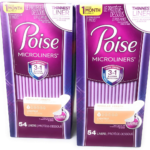 Poise Microliners, incontinence panty liners, lightest absorbency, regular, 54 Count, PACK OF 2 - Image 4