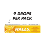 Halls Honey Lemon Cough Drops - with Menthol - 180 Drops (20 Sticks of 9 Drops) - Image 4