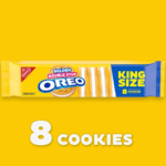 OREO Double Stuf Golden Sandwich Cookies, King Size, 12 Snack Packs (8 Cookies Per Pack) - Image 4