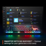 SteelSeries Apex Pro TKL Wireless Gen 3 OmniPoint 3.0 HyperMagnetic Switches — Adjustable Actuation — Rapid Trigger — Game-Ready Presets — Protection Mode — Rapid Tap/SOCD — Dual Wireless — OLED - Image 4
