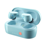 Skullcandy Sesh Evo in-Ear Wireless Earbuds, 24 Hr Battery, Microphone, Works with iPhone Android and Bluetooth Devices - Bleached Blue - Image 4