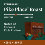 Starbucks Ground Coffee, Medium Roast Hot or Iced Coffee, Pike Place Roast, Six 12 oz Bags​ - Image 5