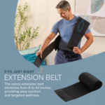 LifePro Red Light Therapy Body Belt - Powerful NIR & Red Light Therapy for Body - Target Discomfort, Accelerate Recovery, & Improve Athletic Performance - with Red, NIR, Pulse, and Intensity Settings - Image 6