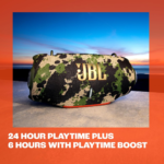 JBL Xtreme 4 - Portable Bluetooth Speaker, Powerful Sound and Deep Bass, IP67 Waterproof, 24 Hours of Playtime, Powerbank, Auracast for Multi-Speaker Pairing (Camo) - Image 6