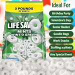 Wint O Green Hard Candy, 2lb Pack of Mints Bulk, Perfect for Sharing, Gifting, Weddings and Special Events, Classic Wintergreen Individually Wrapped with a Cool, Refreshing Taste - Image 7