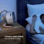 Shark FlexBreeze HydroGo Fan + Car Charger — Ultra-powerful portable fan that mists indoors & outdoors, 5 speeds, 2 bonus modes, & evaporative misting, Blueberry, FA052QBL - Image 8