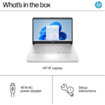 HP 2025 Student Business Laptop, Intel Processor N150(up to 3.6 GHz), 16G RAM, 128GB Storange, 14 Inch LED Screen,1 Year Office 365, Windows 11 Home,Silver,w/BTP Accessories - Image 9