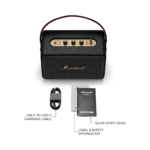 Marshall Kilburn III Portable Bluetooth Speaker - Black & Brass - Image 9